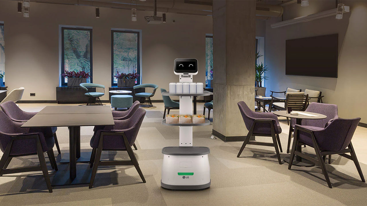 Garsonluk mesleğini bitirebilecek servis robotu: LG CLOi ServeBot - LOG