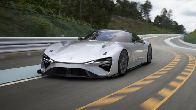 elektrikli Lexus LFA