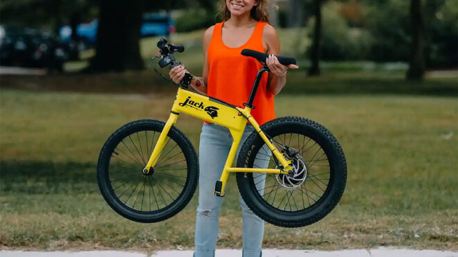"Mini" bisiklet gibi elektrikli scooter JackRabbit