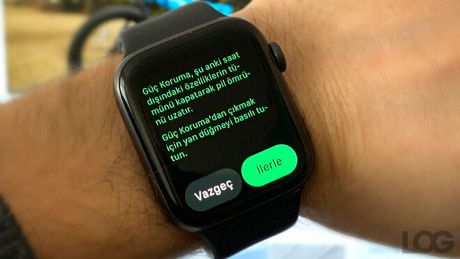 Apple Watch LOG Fotoğraf