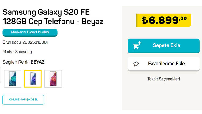 Samsung Galaxy S20 FE