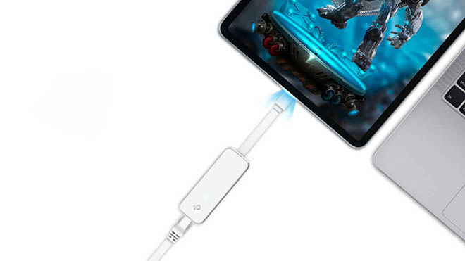 USB-C Ethernet adaptörü: TP-Link UE300C - LOG