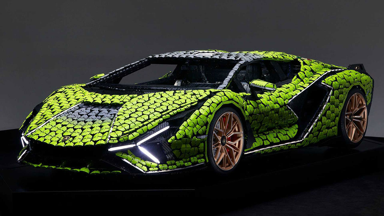 Gerçek boyutlu LEGO Technic Lamborghini Sián FKP 37 Türkiye’de
