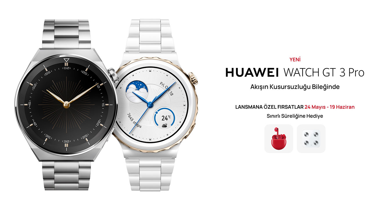 Huawei Watch GT 3 Pro serisi Türkiye’de satışa çıktı