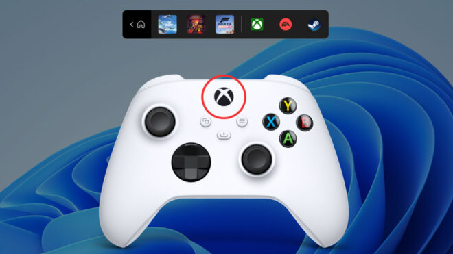 Windows 11'de Xbox kontrolcü
