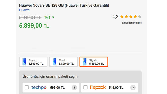 Huawei Nova 9 SE