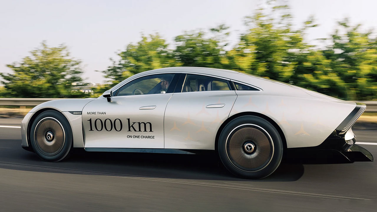 Elektrikli Mercedes-Benz VISION EQXX, tek şarjla 1.200 km yol yaptı