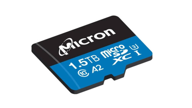 Micron, dünyanın ilk 1.5 TB microSD hafıza kartı