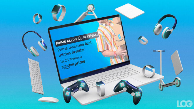 Amazon Prime Alışveriş Festivali LOG Tasarım