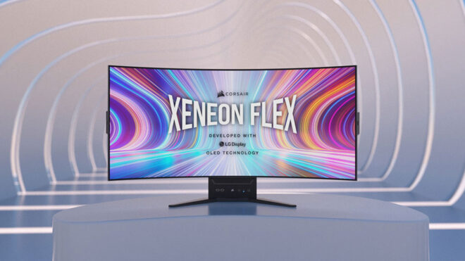 Corsair, bükülebilen OLED oyuncu monitörü