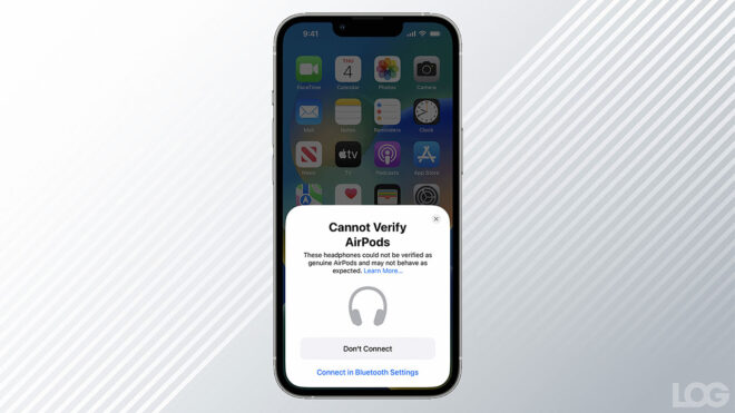 iOS 16 AirPods LOG Tasarım