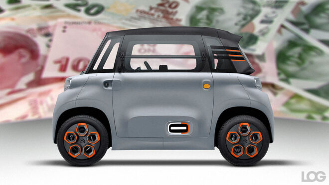 Elektrikli otomobil LOG Tasarım