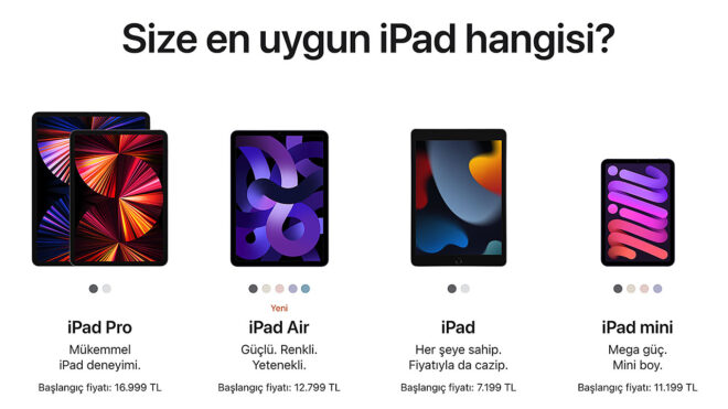 Apple Türkiye iPad