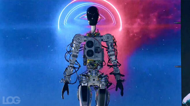 Tesla insansı robot LOG Görsel