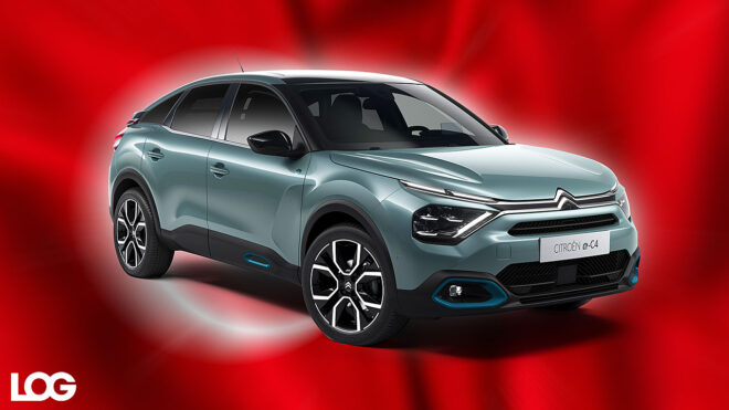 Elektrikli otomobil LOG Görsel