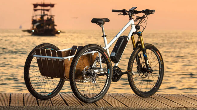 araziye uygun üç tekerlekli elektrikli bisiklet