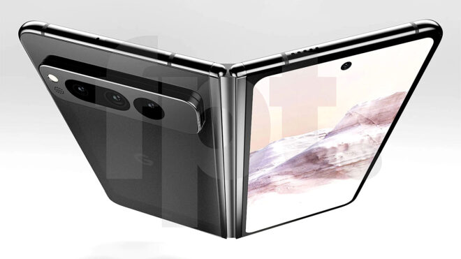 Google imzalı ilk katlanabilir telefon