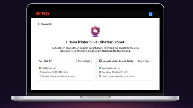 Netflix Erişim İzinleri ve Cihaz Yönetimi