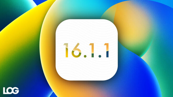 iOS 16.1.1 LOG tasarım