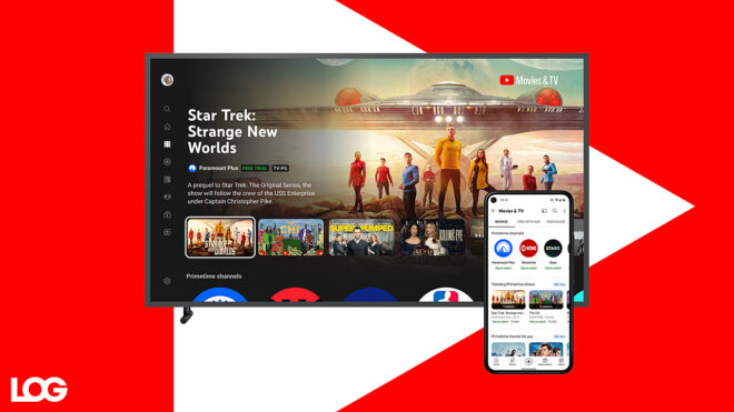 YouTube Primetime Channels LOG Görsel