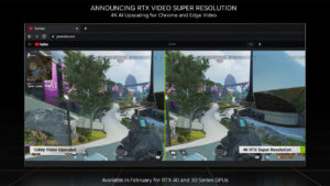 Chrome 110 ile Nvidia RTX Video Super Resolution desteği geliyor