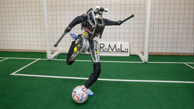 Dünyanın en hızlı insansı robot modeli ARTEMIS, futbol maçına çıkacak [Video]