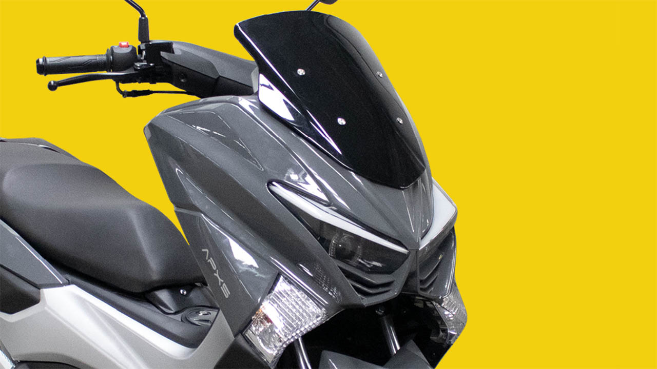 APEC APX5 150CC maxi scooter için A101 kampanyası LOG