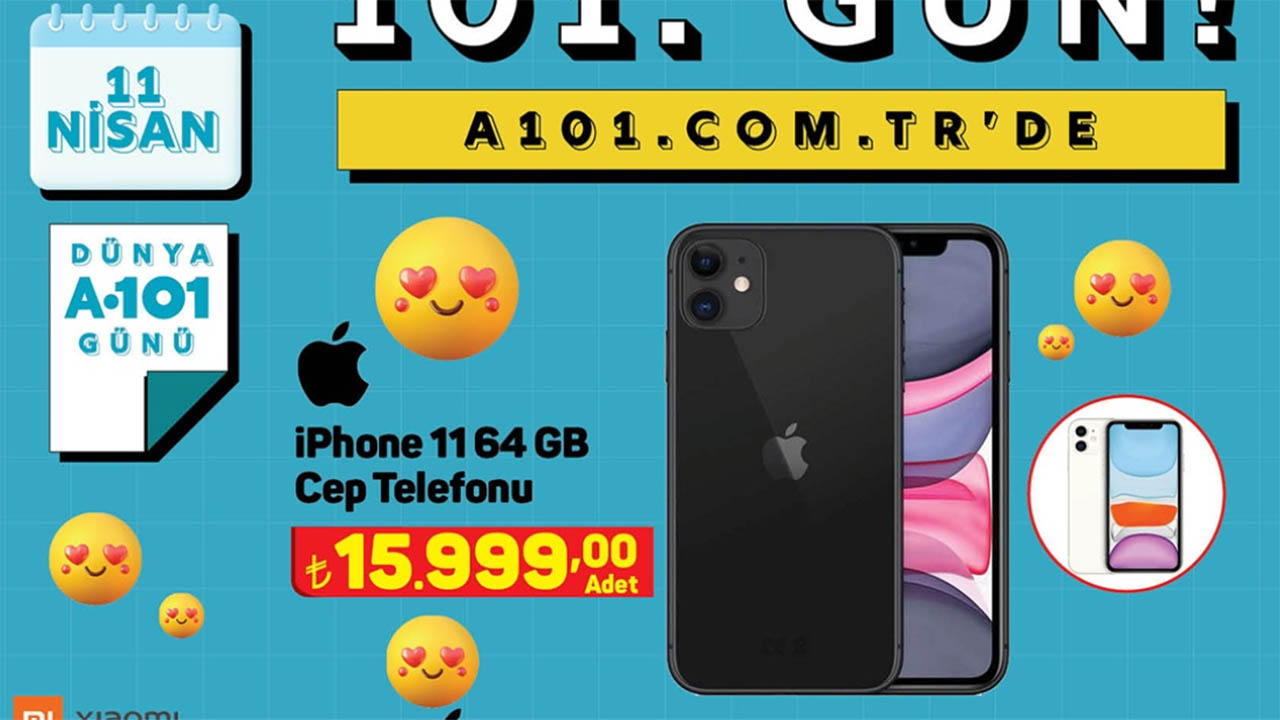 Dünya A101 Günü'ne özel iPhone 11 kampanyası - LOG