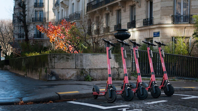 Paris elektrikli scooter