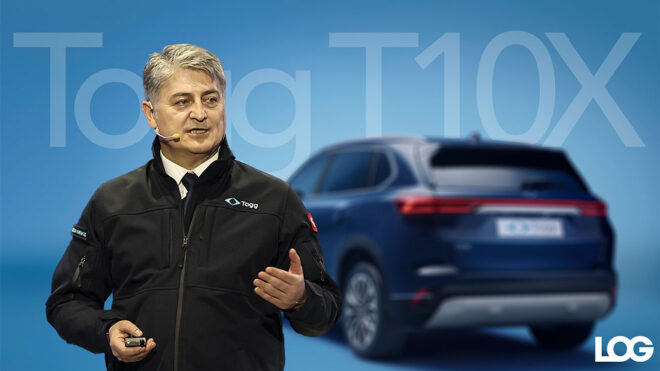 Togg T10X LOG Tasarım