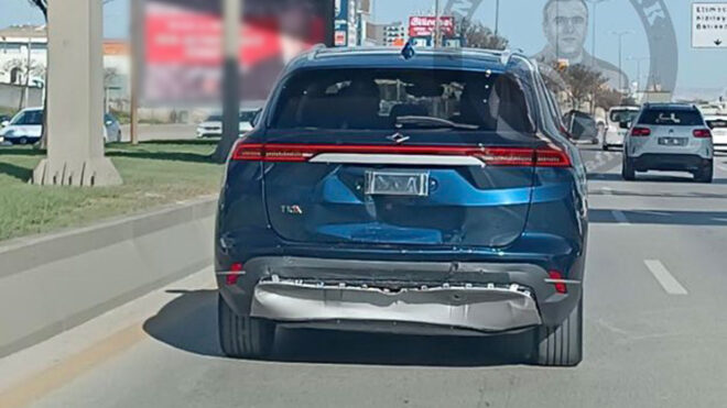 Togg T10x trafik kazası