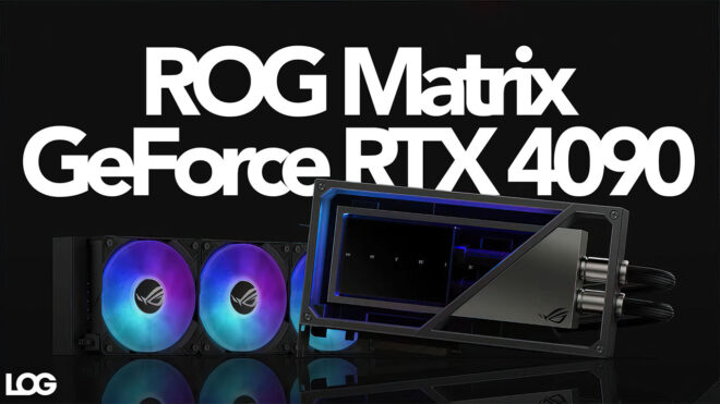 ASUS ROG Matrix GeForce RTX 4090 LOG Tasarım