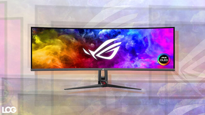 QD-OLED Asus ROG Swift OLED PG49WCD LOG Tasarım
