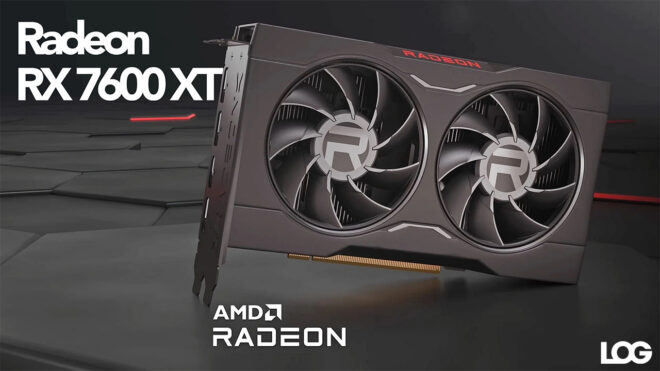 AMD Radeon RX 7600 XT LOG Tasarım