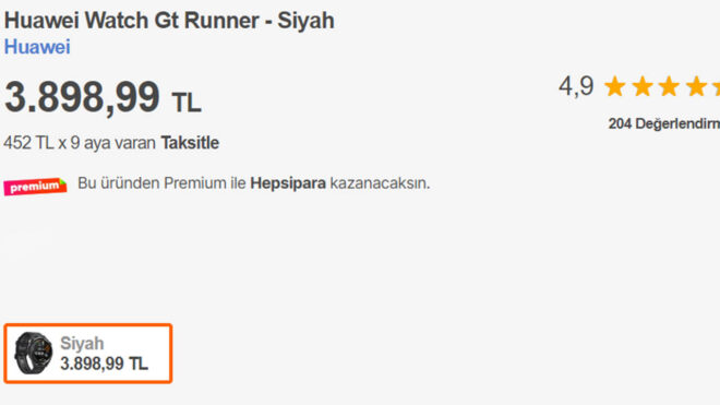 Huawei Watch GT Runner