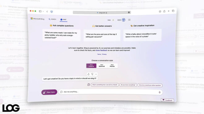 Bing Chat LOG Tasarım