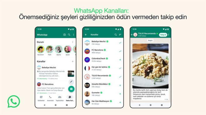 WhatsApp Kanalları