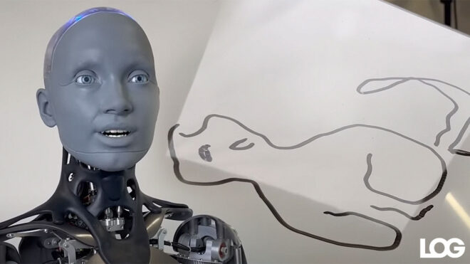 Gelin insansı robot Ameca LOG Tasarım