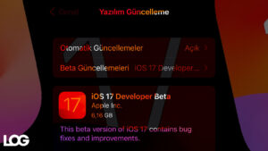 iOS 17 LOG Tasarım