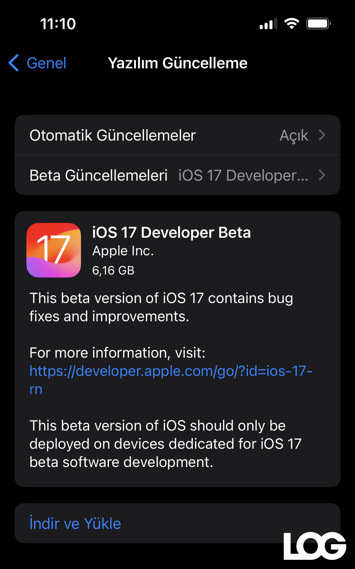 Beta. Log Inj iOS 17 beta testlerine hemen ücretsiz olarak katılabiliyorsunuz - LOG