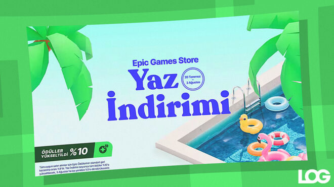 Epic Games Store 2023 Yaz İndirimi LOG Tasarım