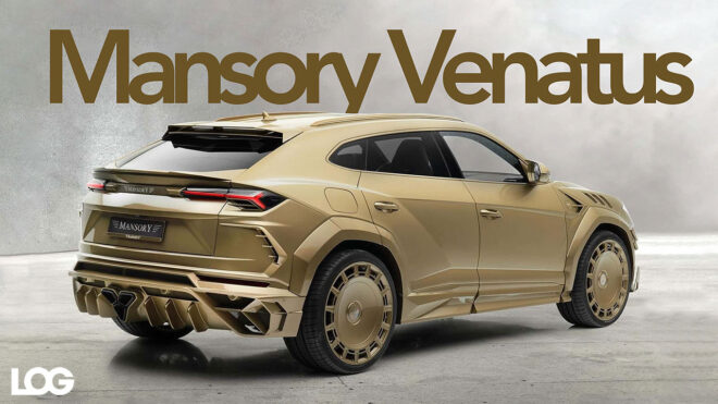 Mansory imzalı altın Lamborghini Urus "Mansory Venatus" LOG Tasarım
