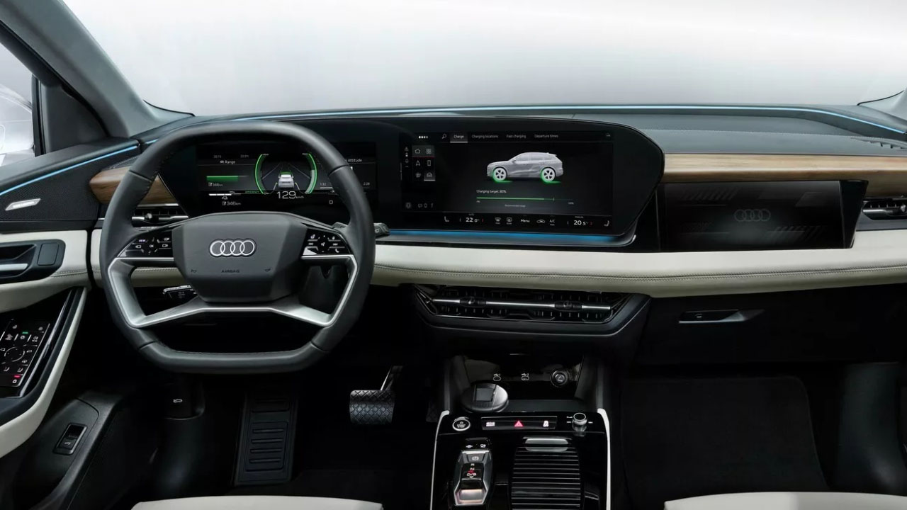 Elektrikli Audi Q6 E-Tron için kokpit de gösterildi - LOG