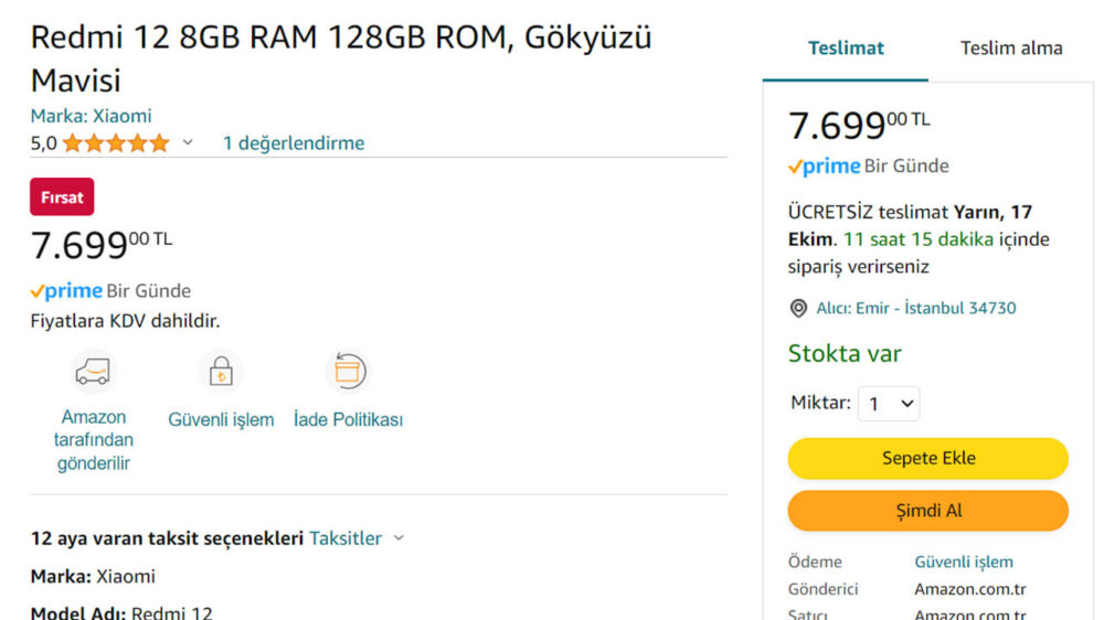 Redmi Note 12 için 2.300 TL'lik indirim fırsatı [Ekim 2023] - LOG