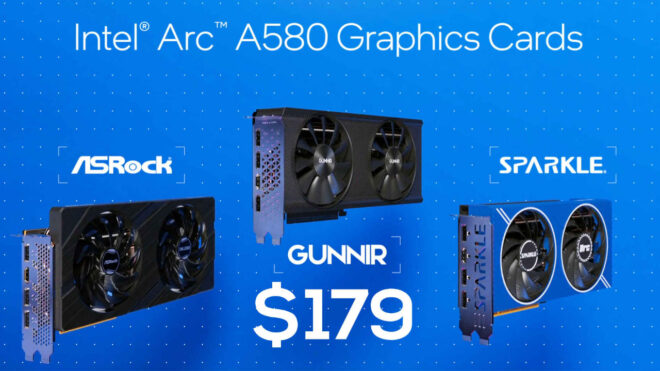 Intel Arc A580, which has been awaited for a year, is finally on sale