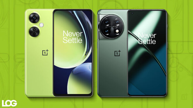 OnePlus 11 5G ve OnePlus Nord CE 3 Lite LOG Tasarım