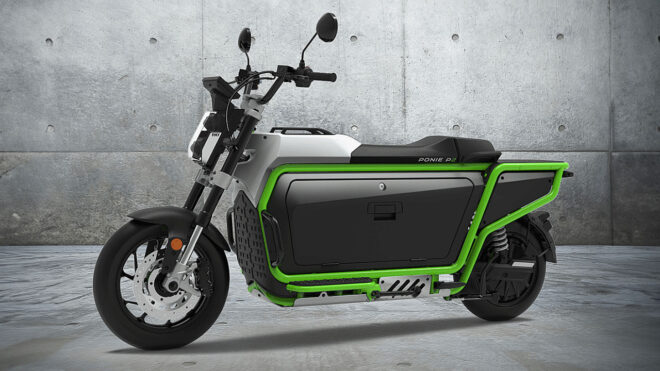 elektrikli kargo motosikleti: PNY Ponie 2