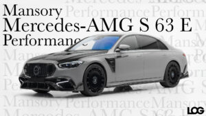 Mansory Mercedes-AMG S 63 E Performance LOG Tasarım