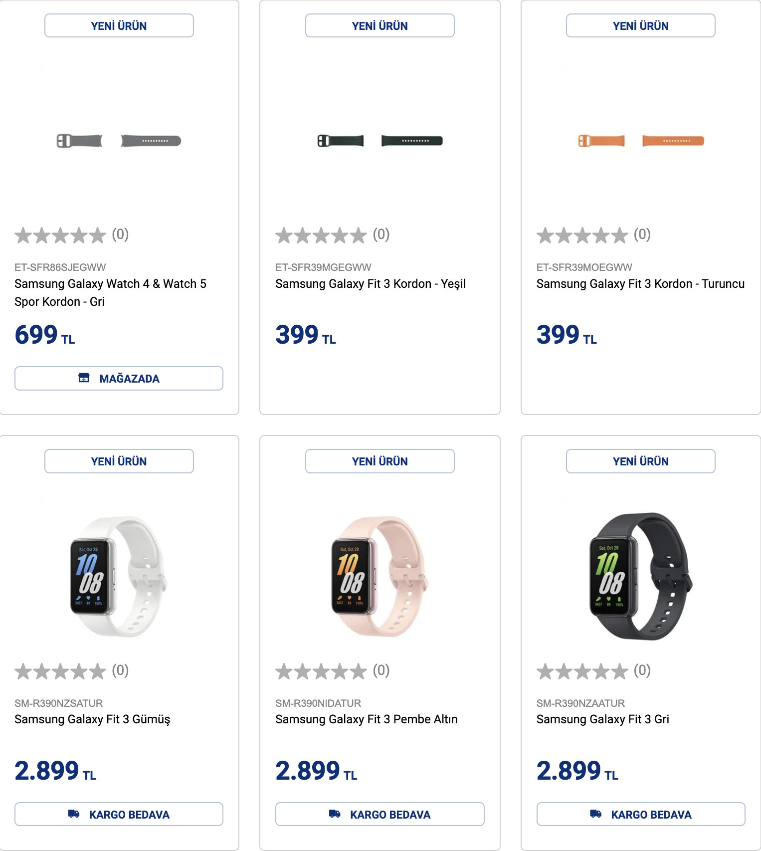 Samsung Galaxy Fit 3 Türkiye'de 2.899 TL'den satışa sunuldu - LOG