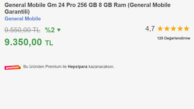 General Mobile GM 24 Pro